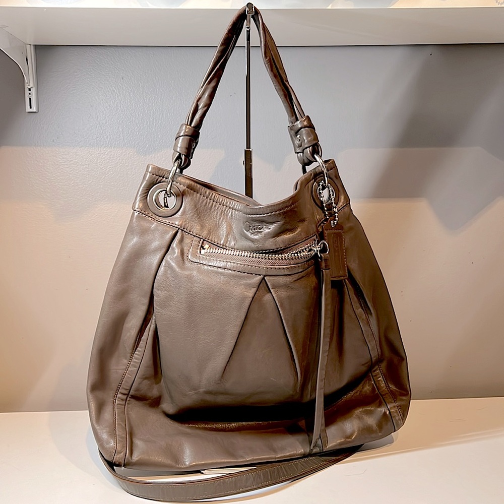 Coach Parker Leather Large Hippie Mushroom 13411